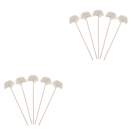 10Stk Gerader Reed Diffuser Elfenbein Für Parfümverbreitung 2