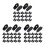 60Sets Mini Figuren Kunststoff Halloween Party- 7