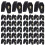 60Sets Mini Figuren Kunststoff Halloween Party- 2