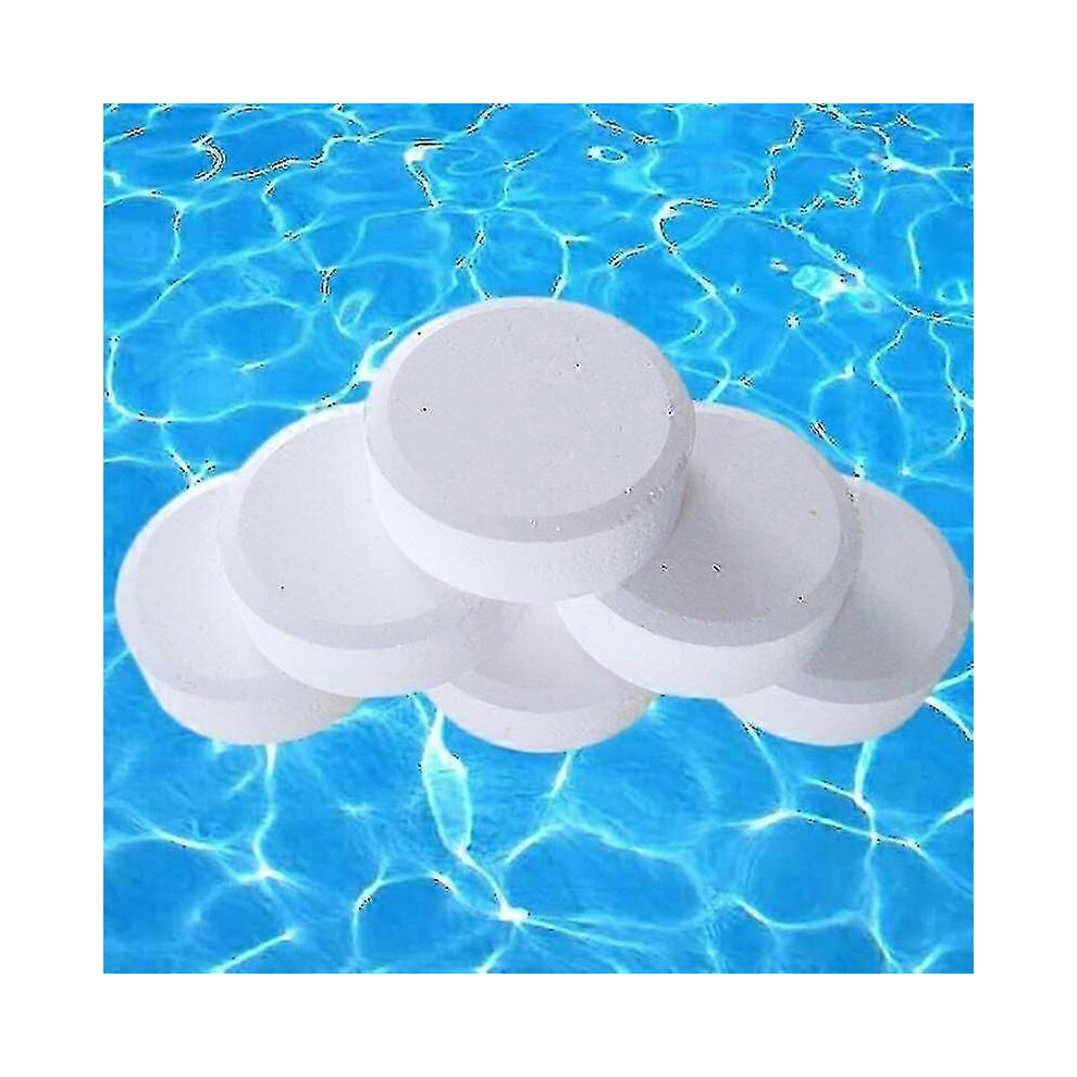 Kikidex (As Show, One Size) 50 Pcs Chlorine Tablets Multifunction Instant Disinfection For Swimming Pool Tub Spa 2 Grams Per Tablet