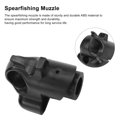 Single Hole Diving Spearfishing Muzzle ABS for Underwater Fishing 2