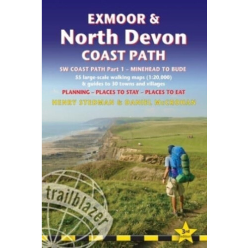 Exmoor amp North Devon Coast Path Trailblazer Walking Guide Paperback