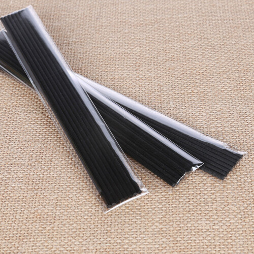 80Stk Schwarze Aroma Diffuser Sticks Polyesterfaser Premium Zubehör 2