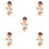 5 Jesus Baby Harzfigur Religiöses 10