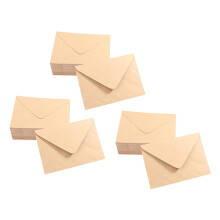 150 Papierbriefumschläge Kraftpapier Partyzubehör Halter
