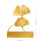 Goldener Moskitospiralenhalter Mit Gingkoblatt Design 11