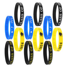 24Stk Silikonarmbänder Abschlussfeier Class of 20 Sets
