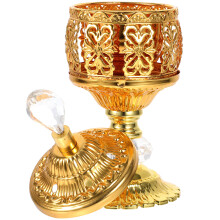 Metall Räuchergefäß Gold Vintage Duftstäbchenhalter Tischdeko