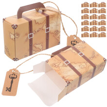 50Stk Süßigkeitenboxen Gastgeschenk Vintage Hochzeitsverpackung