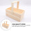 1Stk Holz Khaki Hochwertig Design 8