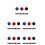60 Stuks Gestructureerde Kerstboomhangsier 8 Cm Voor Kerstboom, Krans 9
