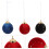 60 Stuks Gestructureerde Kerstboomhangsier 8 Cm Voor Kerstboom, Krans 11