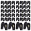 60Sets Mini Halloween Figuren Kunststoff Bunt Für 3