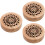 3Stk Holz Aroma Räucherhalter Hellbraun 8