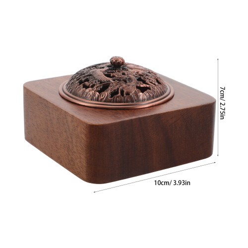 1 Set Räucherstäbchenhalter – Mini Metallgefäß Mit Deckel 1