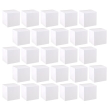 30Stk Weiße Quadratische Papier Geschenkboxen 10X10X10Cm Zum Basteln