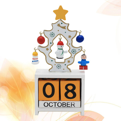 Baum Desktop Holz Kalender Dekoartikel 1