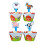 48 Muffin Förmchen Kuchen Toppers Set Für 8