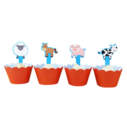 48 Muffin Förmchen Kuchen Toppers Set Für 2