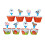 48 Muffin Förmchen Kuchen Toppers Set Für 5