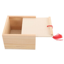 Vintage Holz-Aufbewahrungsbox Beige Für Candy & Hochzeit