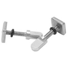2Pcs Stainless Steel Fin Screw Plate Plug Hand Tight M4 for Surfboard Longboard