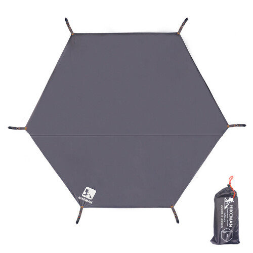 Bâche de camping imperméable S 220x260 cm gris PU2000mm 2