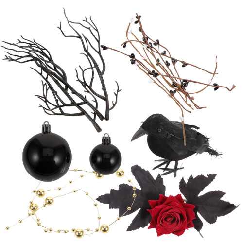 Halloween Tischschmuck Kunstfaser 2
