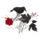 Halloween Tischschmuck Kunstfaser 2