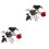 Halloween Tischschmuck Kunstfaser 5