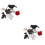 Halloween Tischschmuck Kunstfaser 8
