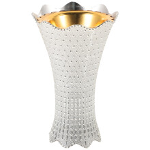 4Stk Metall Bakhoor Silber Retro Duftlampe