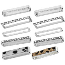 2 sets armband-anhänger, dekorative schlaufe, verschiedene materialien