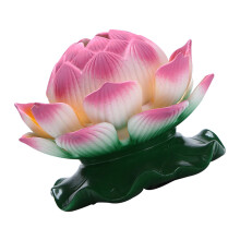 1Stk Rosa Keramik Lotus Duftbrenner Aromatherapie Zen Räucherstövchen