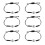 6Stk Geflochtene Sportarmbänder Alloy Elastisch 8