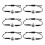 6Stk Geflochtene Sportarmbänder Alloy Elastisch 2