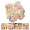 1Paar Hochwertige Plüsch Fäustlinge Warm Beige Winterhandschuh 4