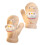1Paar Hochwertige Plüsch Fäustlinge Warm Beige Winterhandschuh 6