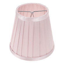 1Pc Simple Pink Cloth Lamp Shade Elegant Light Cover for Bedroom