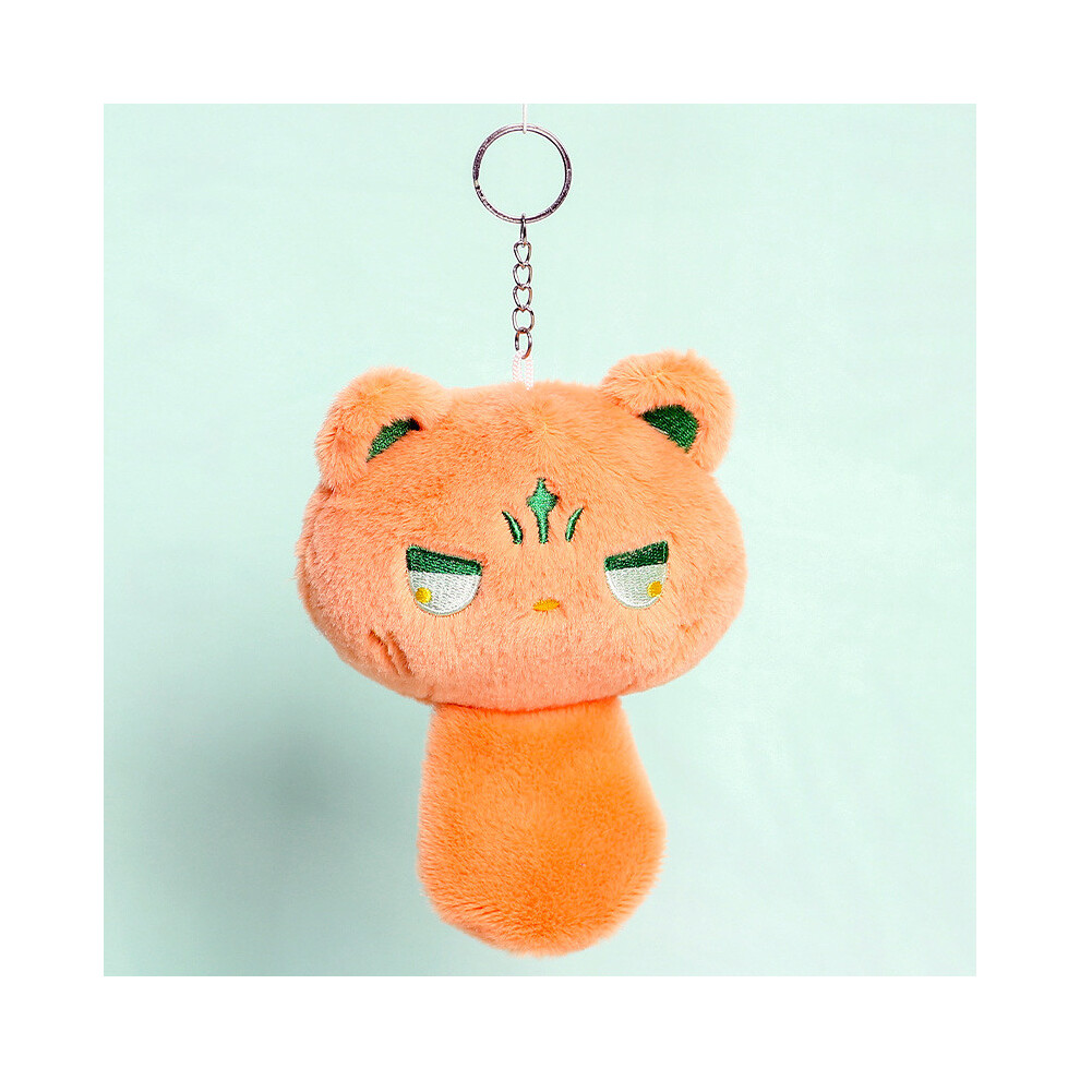 (Orange) Compact Plush Cat And Dog Pendant With Pp Cotton Filling For Gift Kids Use And-image-OPC-PMPKGZZ-NEW