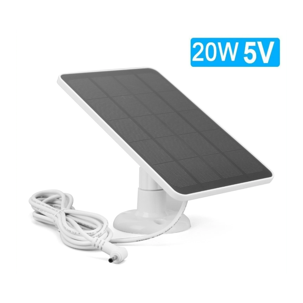 20W 5V Solar Charger For Ring Spotlight & Stick Up White