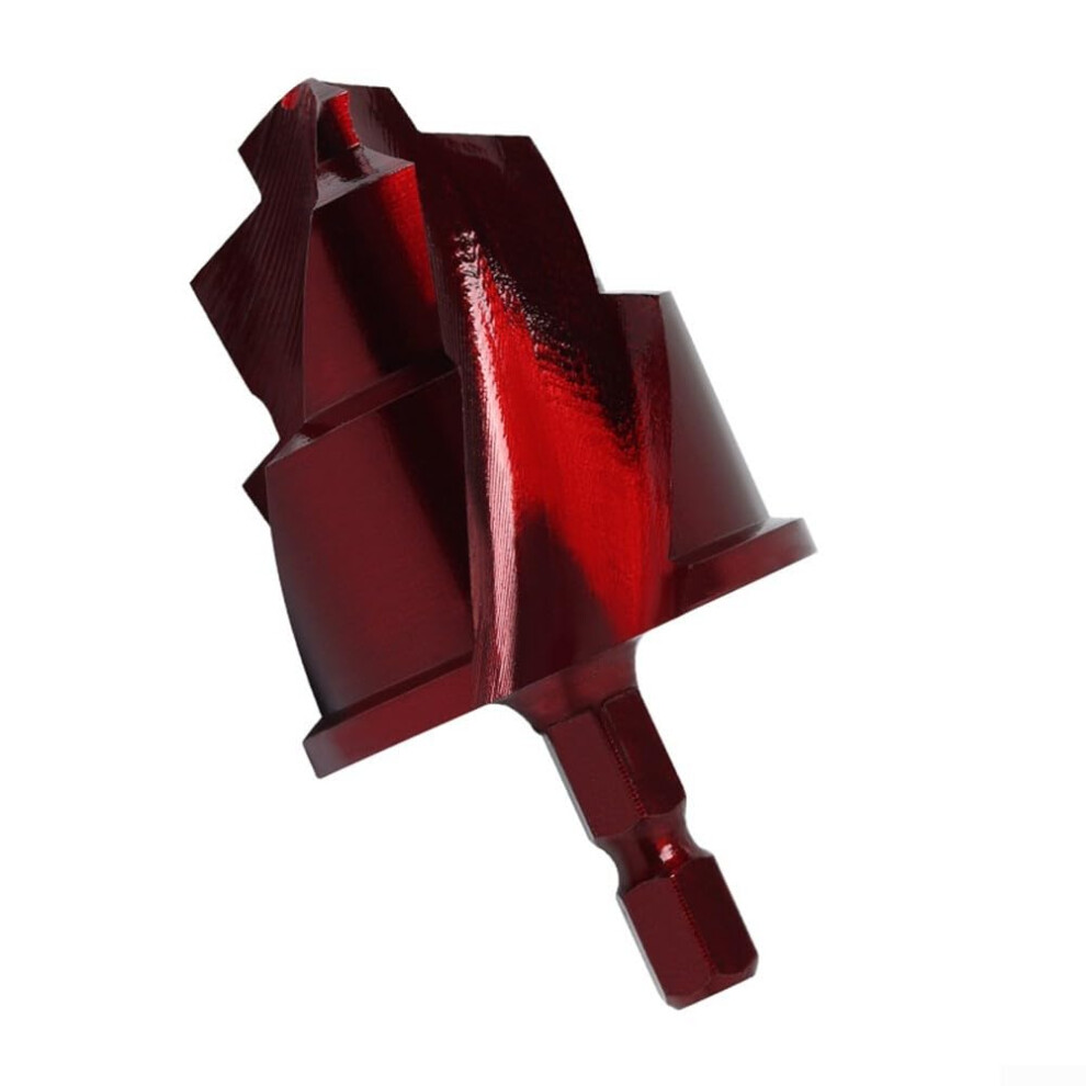 1Pc 6.35mm Hexagonal Shank Drill Bit For PPR Water Pipe Expansion Three Blade Spiral Groove 32mm Diameter Plumber Tool-image-OPC-PMPKRYS-NEW