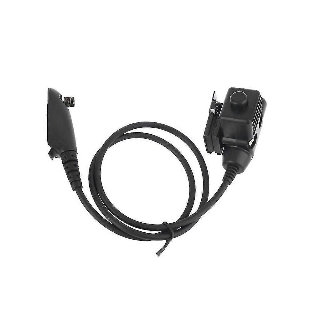 Kikidex (As Show, One Size) Military Z Tactical Ptt Radio Walkie Talkie Headset Headpho For Motorola Gp328