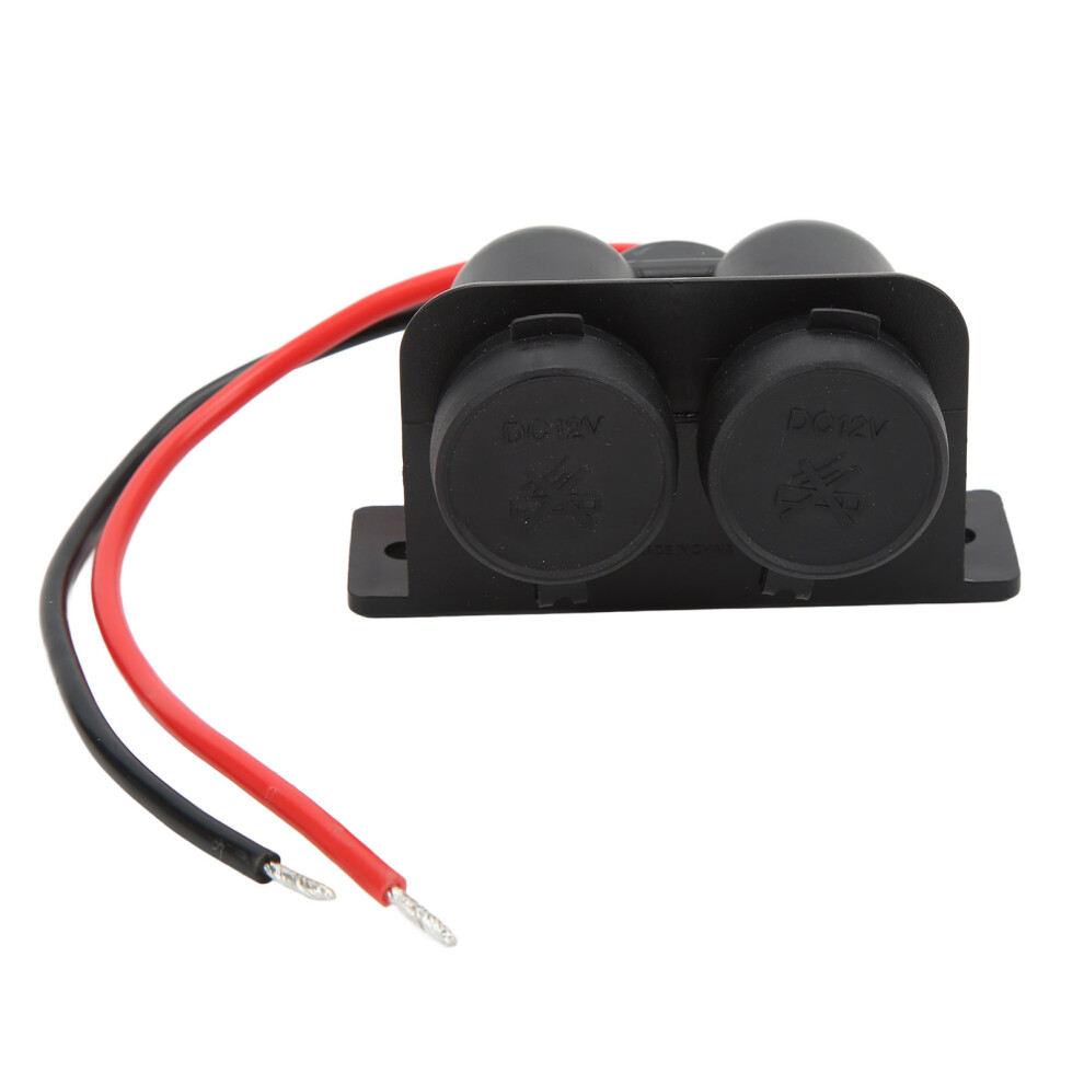 Dual Hole 12V Cigarette Lighter Socket 20Cm Cable 120W For Car Marine Truck 3611357580892