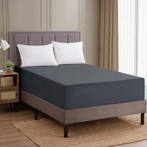 (Rust, Single) Extra Deep Premium Quality Microfiber Fitted Bed Sheets - Available in 25cm & 40cm Deep Options, Ultra Soft, Wrinkle-Free & Elastic 2