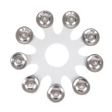 Professional Cymbal Bells Metal Drum Ring Set For Drum Kit Ching Rings Bright Sound Drum Accessories