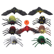 30Stk Halloween Resin Miniaturen Kürbis Fledermaus Spinnen