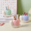 Creative Snail Themed Desk Storage Plastic Pen Organizer-Green 6