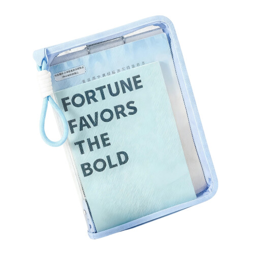 Waterproof Document Organiser Carrying Case With Clipboard-Blue