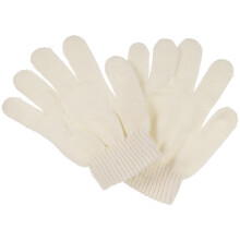 2Stk Strickhandschuhe Kinder Weiß Vollfinger Für Kalte